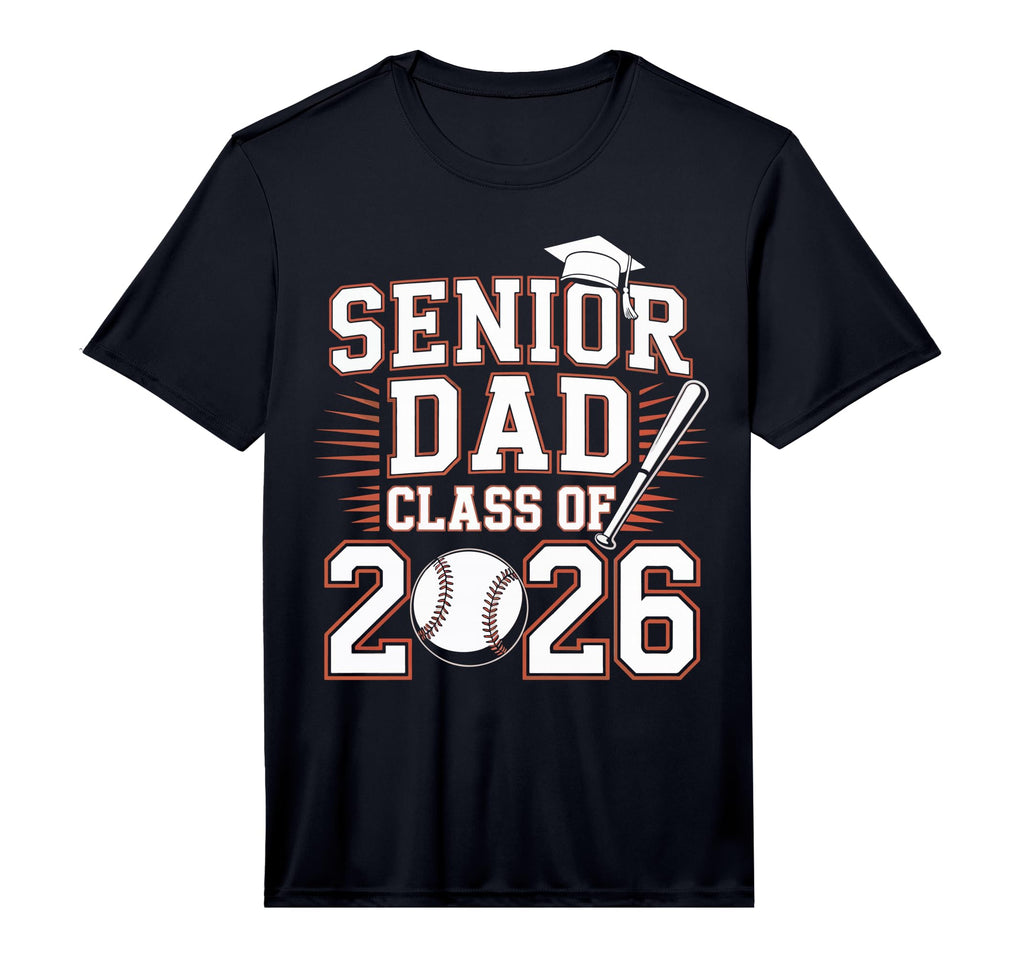Mens Senior Dad Class 2026 Graduate T-Shirt - Aesthetic Graphic for Adults - T-Shirt, Sweatshirt, Hoodie