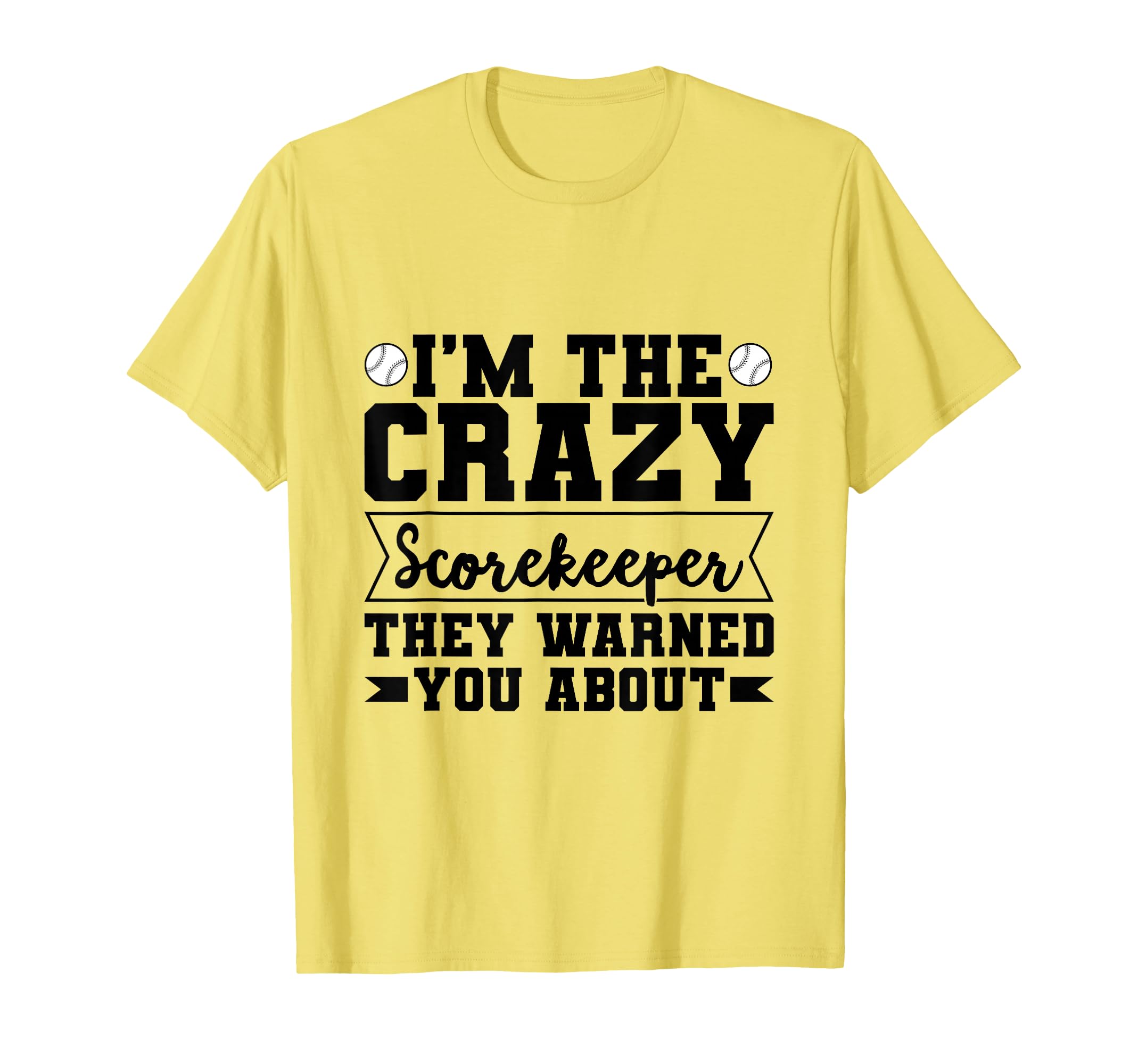 Baseball Scorekeeper Score Book Keeper T-Shirt - Novelty Apparel for Adults - T-Shirt, Sweatshirt, Hoodie