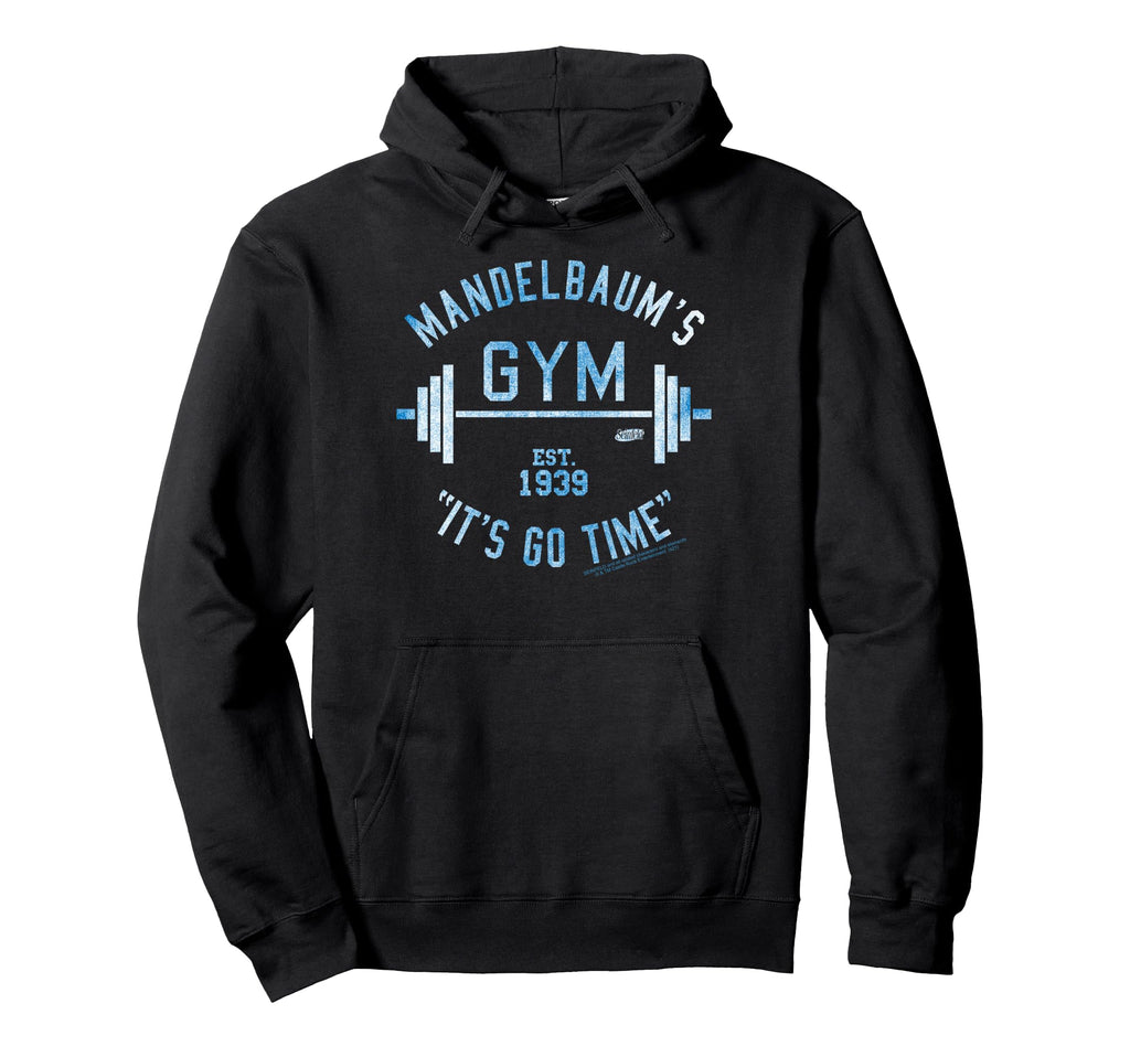 Seinfeld Mandelbaums Gym Distressed Hoodie - Casual Everyday Wear Unisex - T-Shirt, Sweatshirt, Hoodie