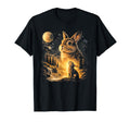Howling Bunny To Moon 90S Funny Rabbit T-Shirt - Streetwear Style Unisex - T-Shirt, Sweatshirt, Hoodie