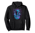 Vaporwave Aesthetic Psychedelic Cyborg Hoodie - Graphic Print Men Women - T-Shirt, Sweatshirt, Hoodie