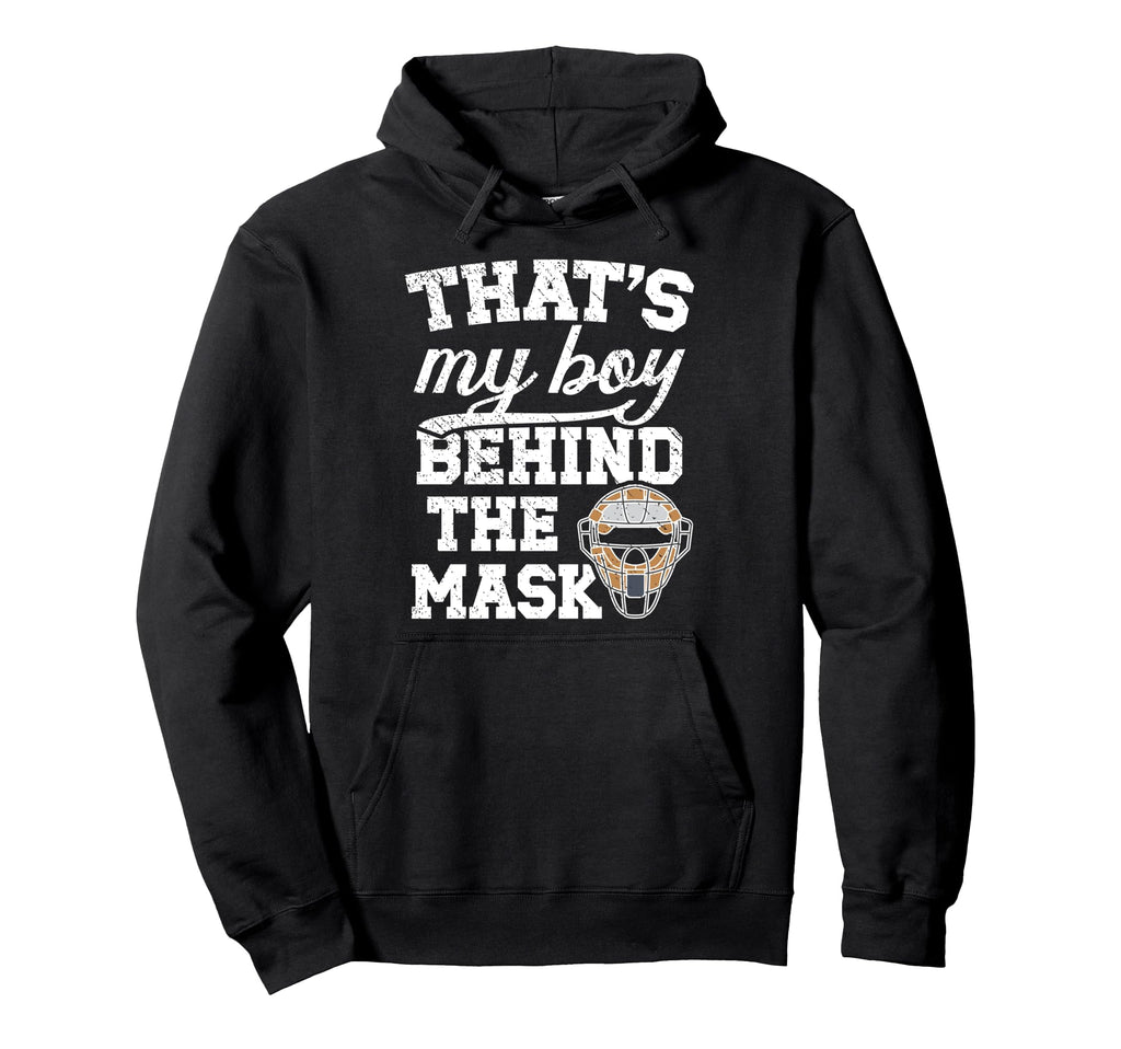 Thats My Baseball Catcher Mom Baseball Hoodie - Graphic Print Men Women - T-Shirt, Sweatshirt, Hoodie