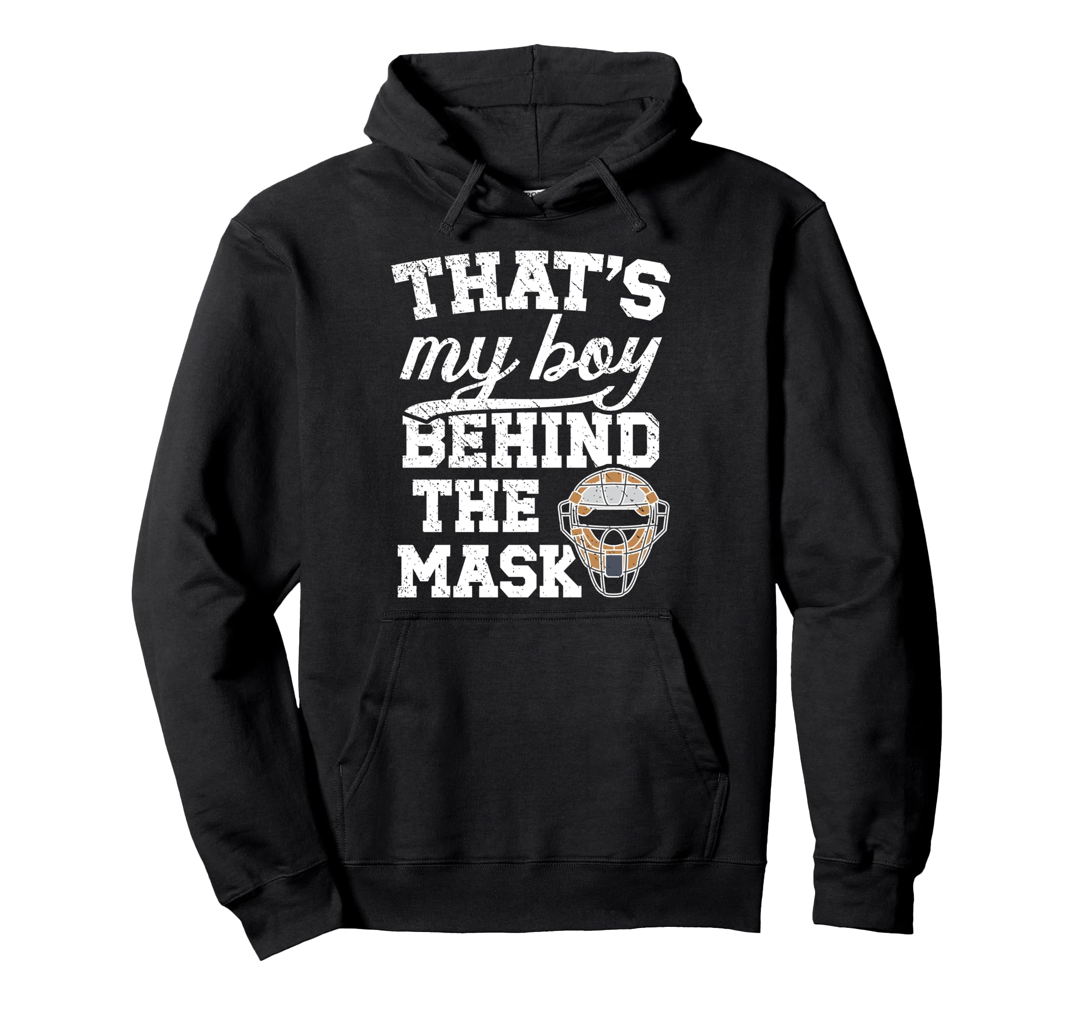 Thats My Baseball Catcher Mom Baseball Hoodie - Graphic Print Men Women - T-Shirt, Sweatshirt, Hoodie