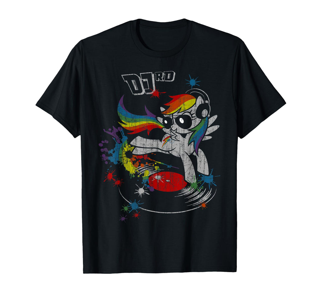 Dj Rd Rainbow Dash Fluttershy T-Shirt - Casual Everyday Wear Men Women - T-Shirt, Sweatshirt, Hoodie