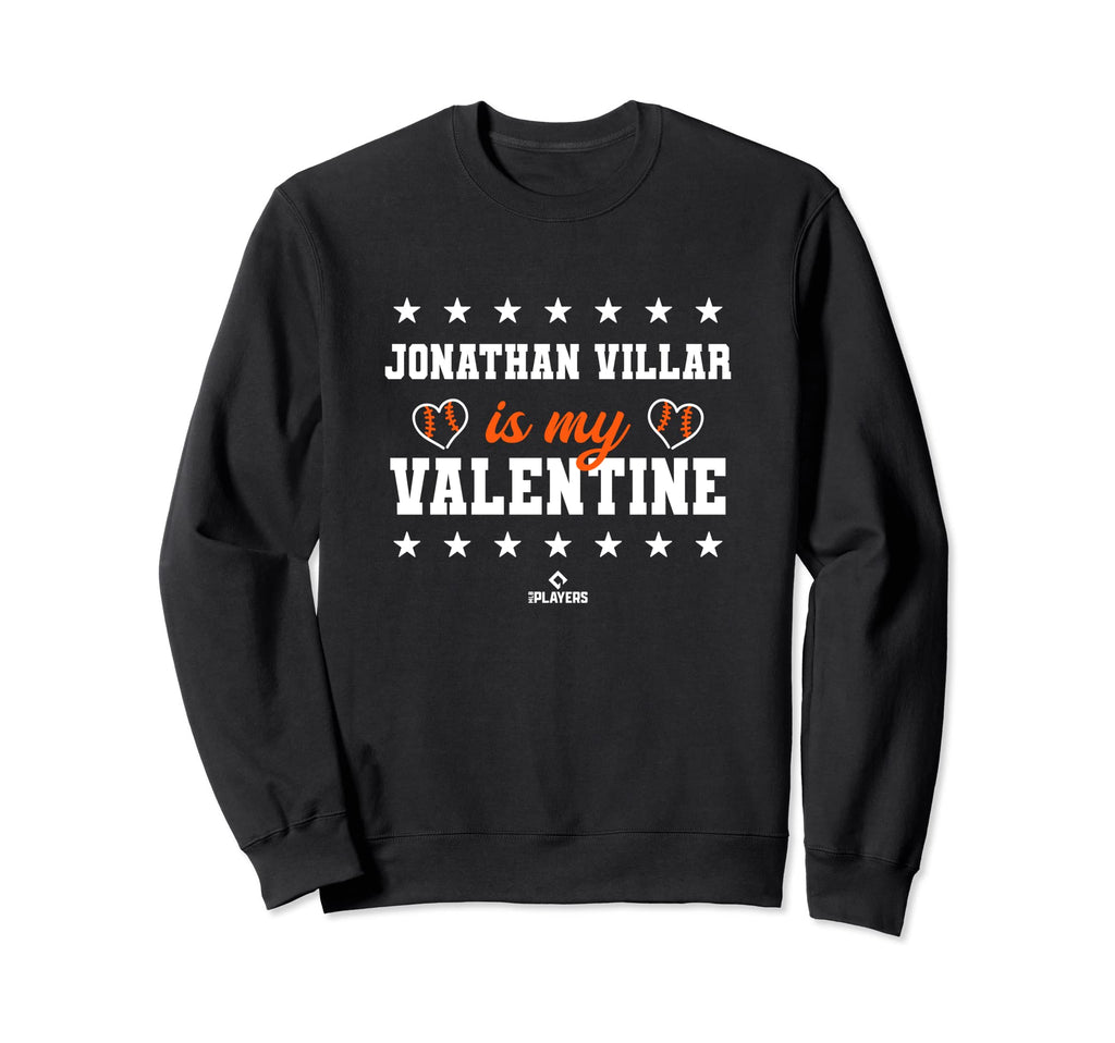 Jonathan Villar Is My Valentine Sweatshirt - Aesthetic Graphic for Adults - T-Shirt, Sweatshirt, Hoodie