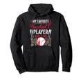 My Favorite Baseball Player Call Me Mom Hoodie - Graphic Print for Adults - T-Shirt, Sweatshirt, Hoodie