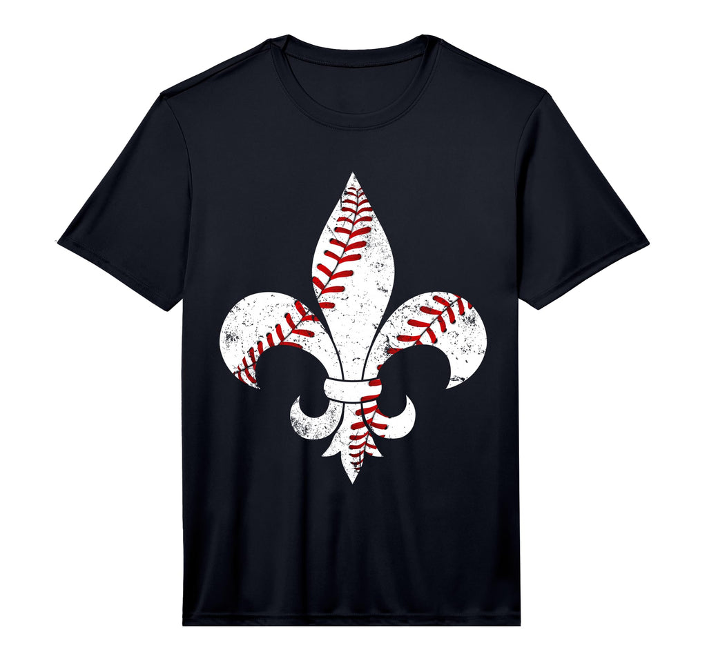 Baseball Mardi Gras Catcher Fleur De T-Shirt - Fun Novelty Design Unisex - T-Shirt, Sweatshirt, Hoodie