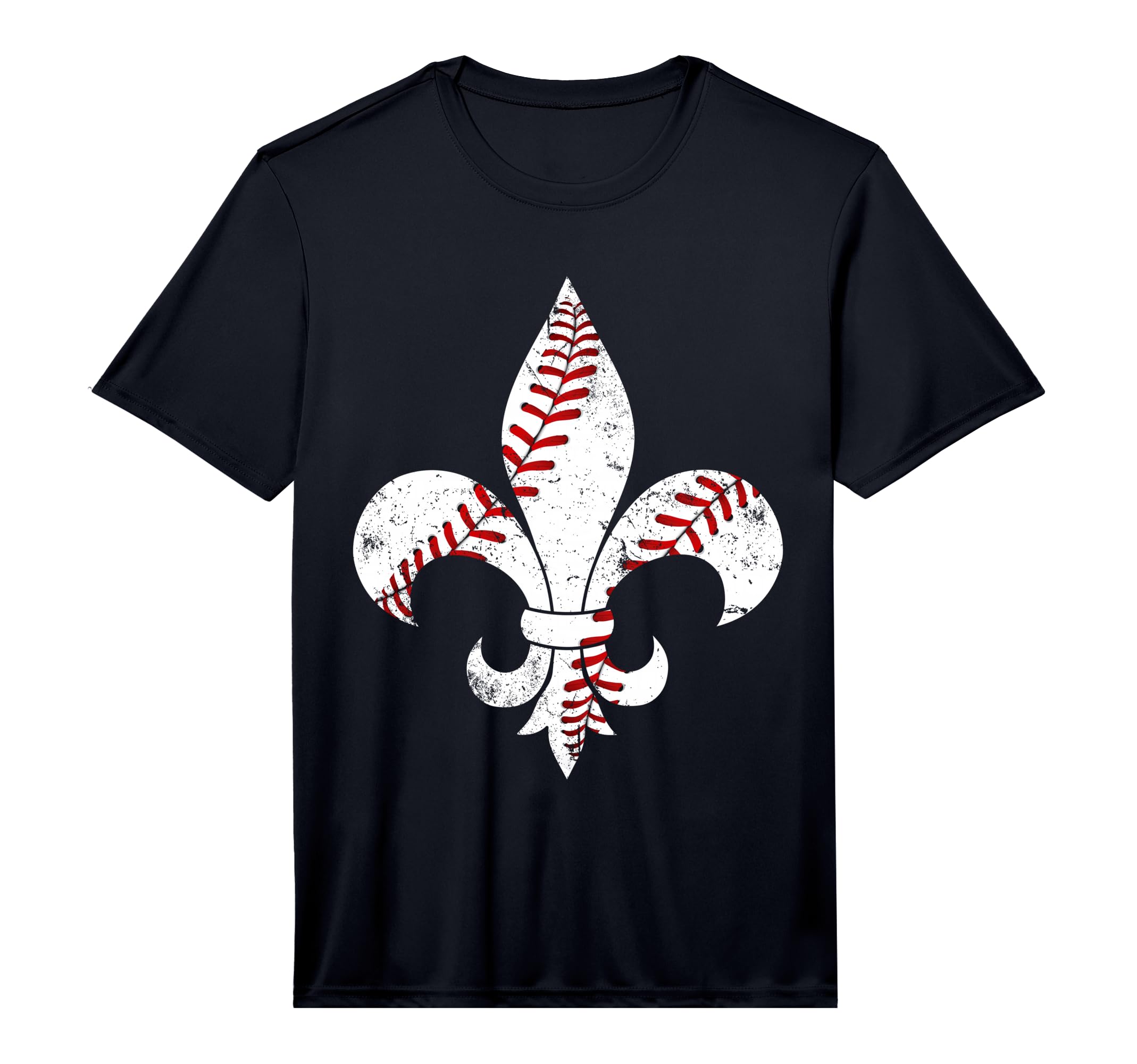 Baseball Mardi Gras Catcher Fleur De T-Shirt - Fun Novelty Design Unisex - T-Shirt, Sweatshirt, Hoodie