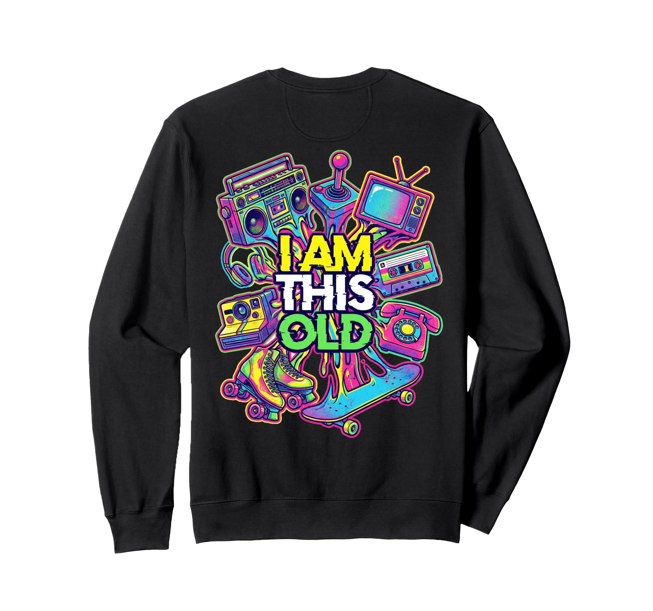 1980S Nostalgia Love 80S Vibes Iconic Sweatshirt - Graphic Print Men Women - T-Shirt, Sweatshirt, Hoodie