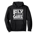 Fly 80S 90S Old School Distressed B Hip Hoodie - Fun Novelty Design Unisex - T-Shirt, Sweatshirt, Hoodie