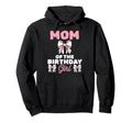 Mom Birthday Baseball Coquette Bow Party Hoodie - Custom Art Print Unisex - T-Shirt, Sweatshirt, Hoodie