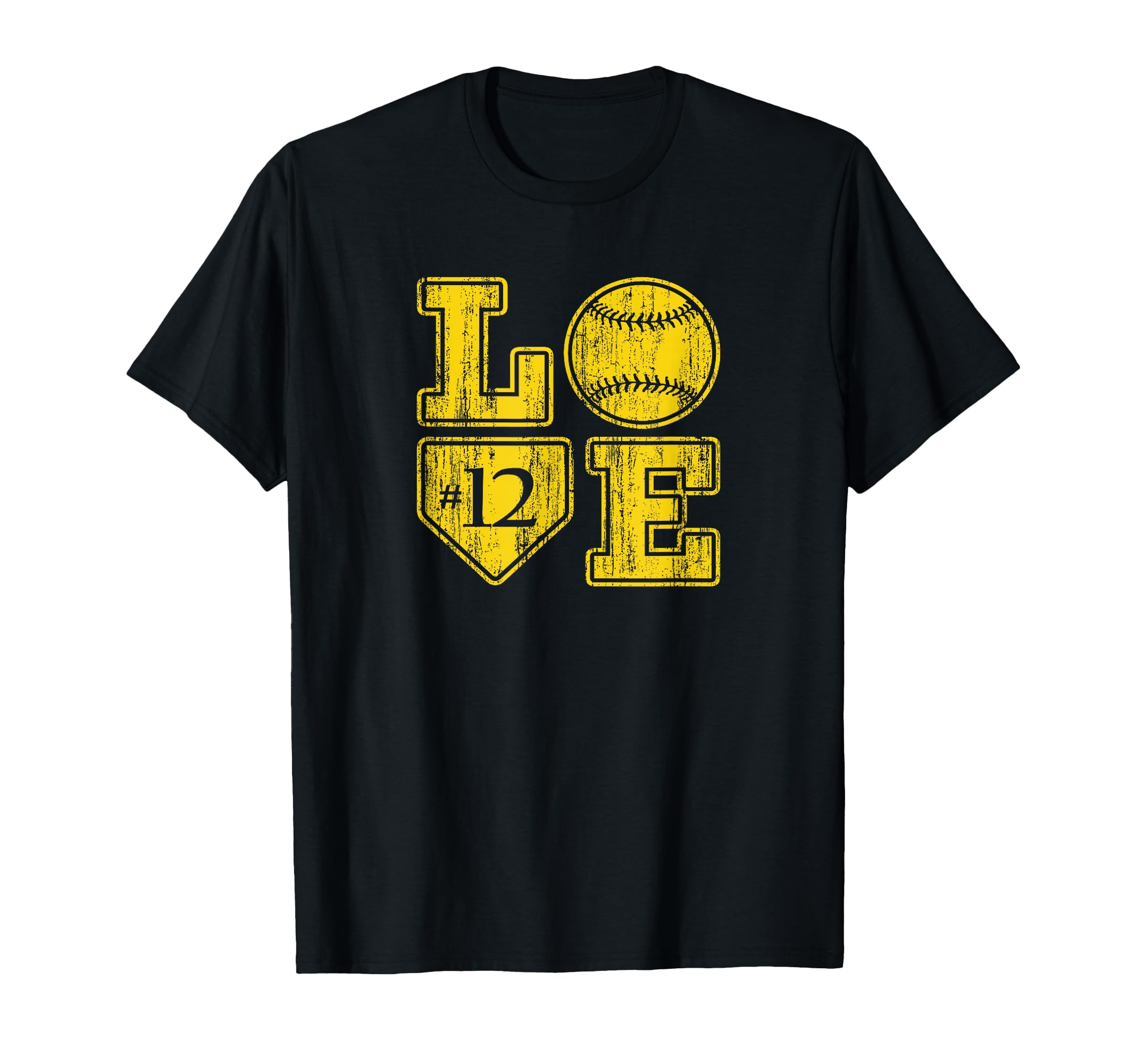 Love Baseball Softball Mom Distressed T-Shirt - Graphic Print Men Women - T-Shirt, Sweatshirt, Hoodie