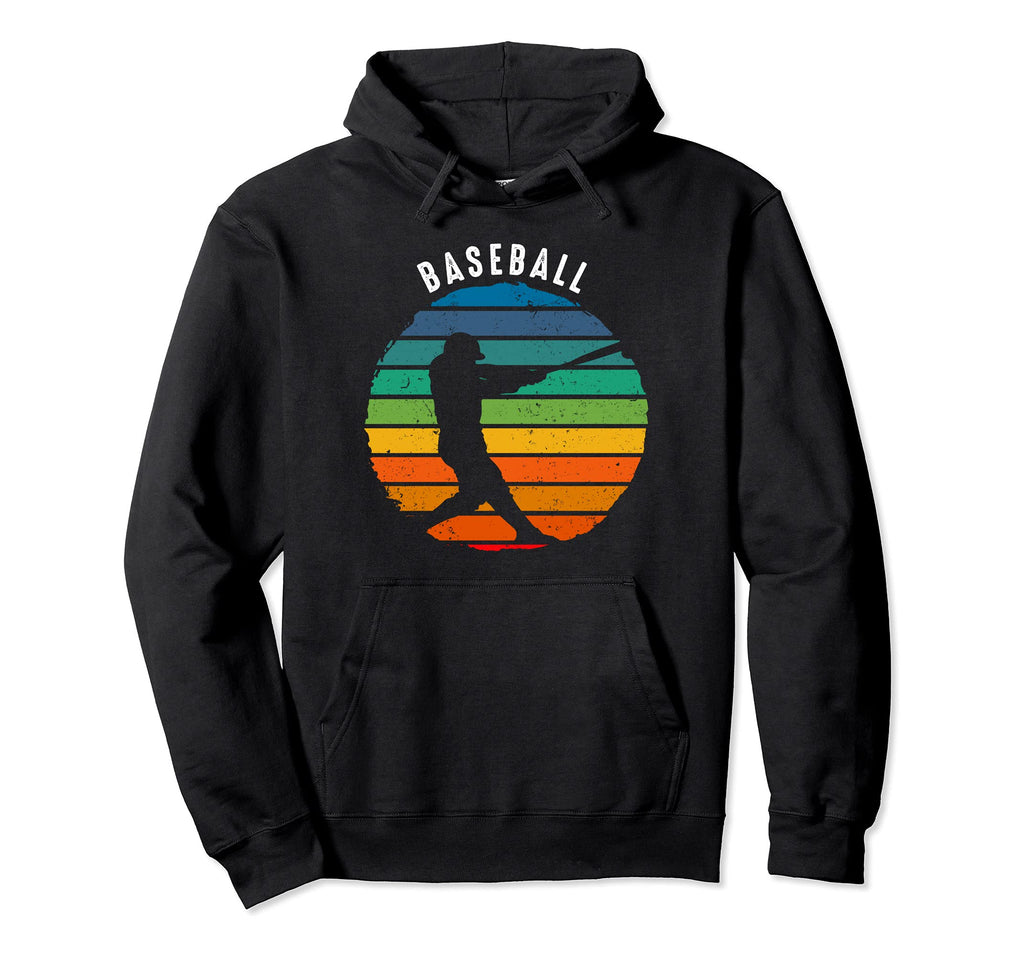 Baseball Sunset Baseball Hoodie - Minimalist Print Unisex - T-Shirt, Sweatshirt, Hoodie