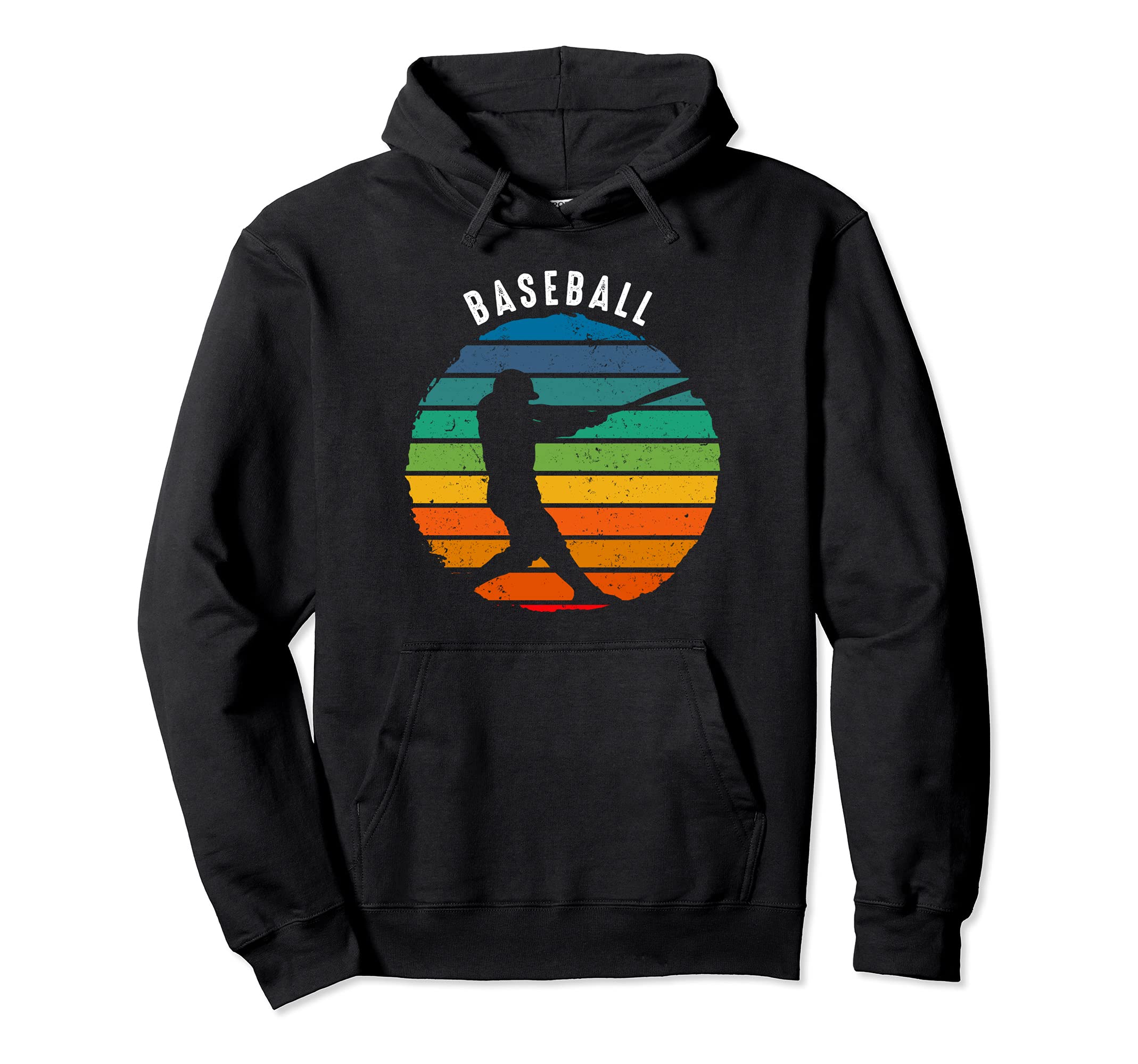 Baseball Sunset Baseball Hoodie - Minimalist Print Unisex - T-Shirt, Sweatshirt, Hoodie