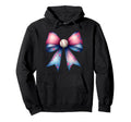 Coquette Bow Funny Baseball Lover Hoodie - Casual Everyday Wear Men Women - T-Shirt, Sweatshirt, Hoodie