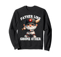Baseball Dad Gnome Baseball Grandpa Sweatshirt - Graphic Print for Adults - T-Shirt, Sweatshirt, Hoodie