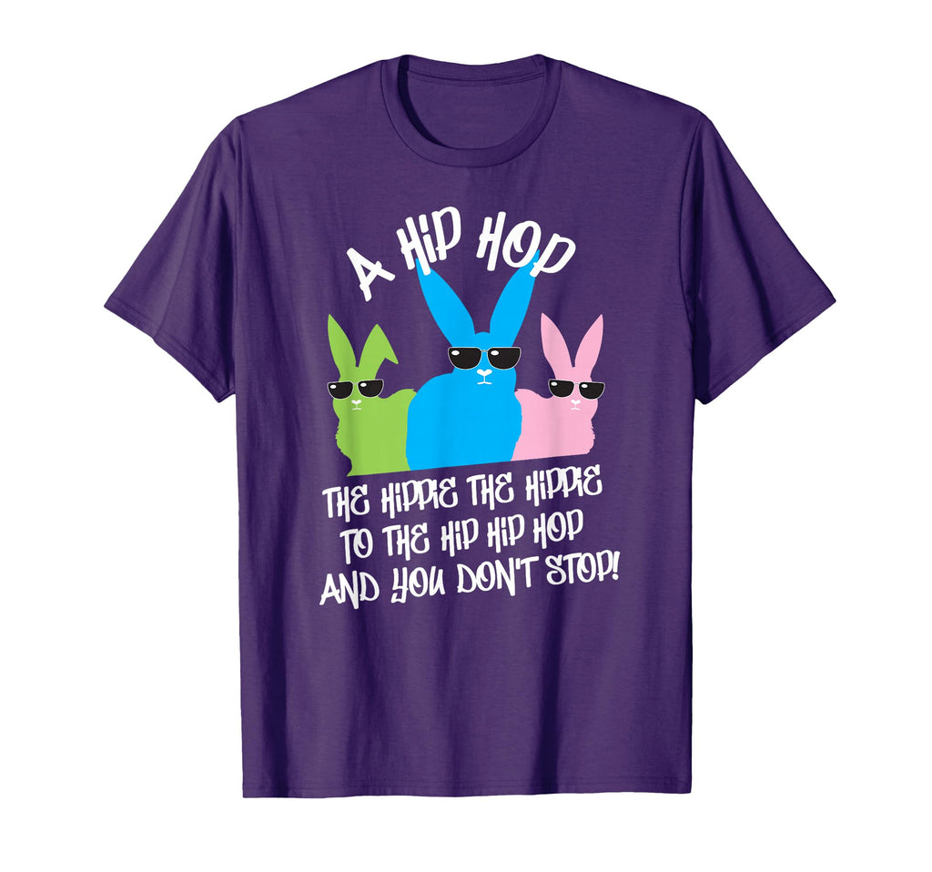 Hip Hop Easter Bunny Old School T-Shirt - Fun Novelty Design for Adults - T-Shirt, Sweatshirt, Hoodie