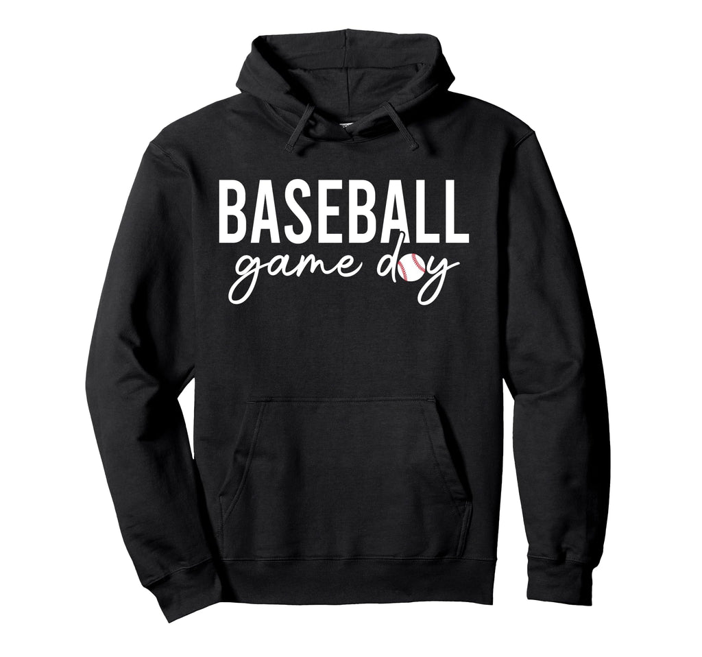 Baseball Game Day Boho Game Day Hoodie - Minimalist Print Men Women - T-Shirt, Sweatshirt, Hoodie