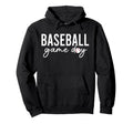 Baseball Game Day Boho Game Day Hoodie - Minimalist Print Men Women - T-Shirt, Sweatshirt, Hoodie
