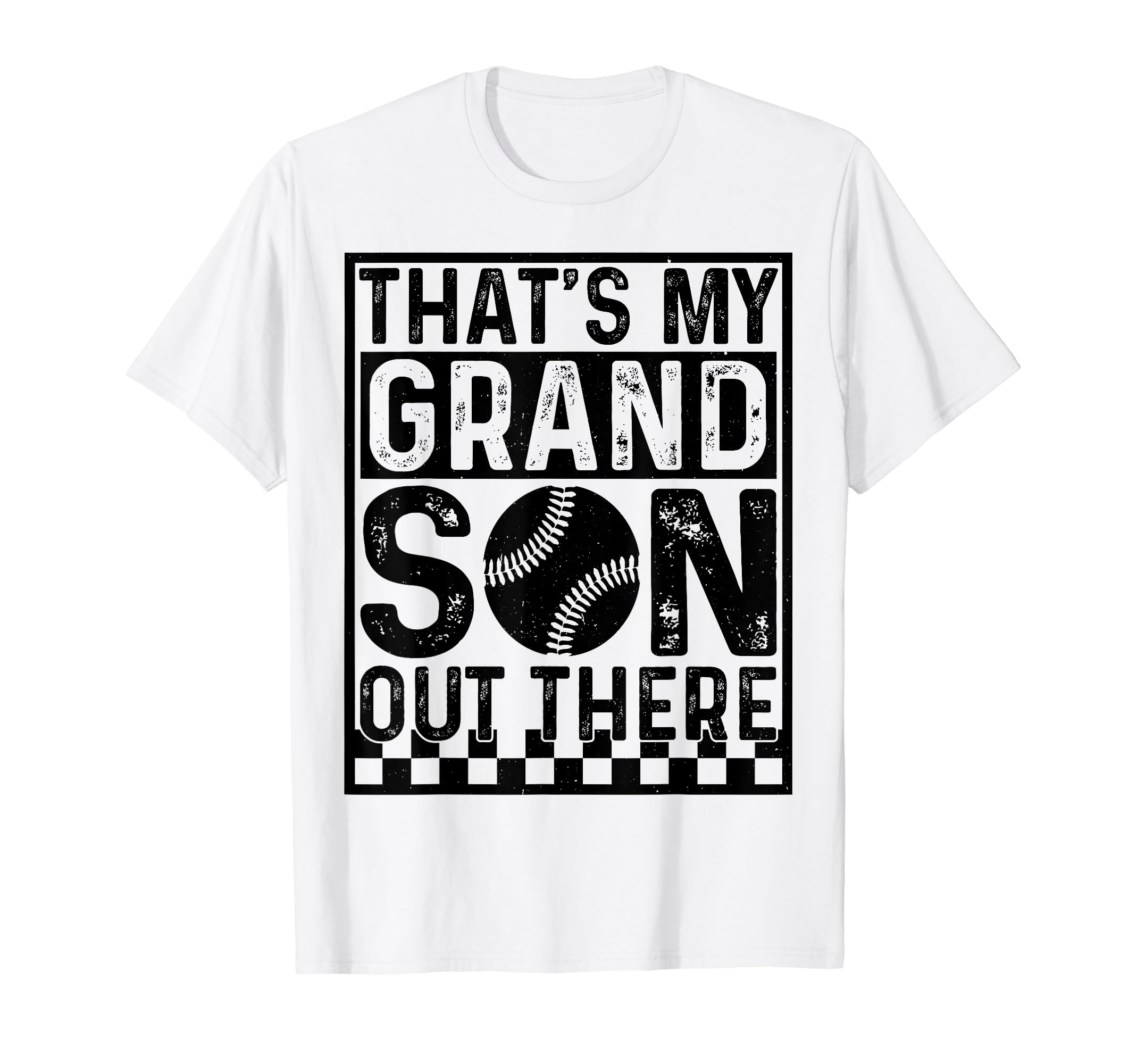 Thats My Grandson Out There Baseball T-Shirt - Aesthetic Graphic Men Women - T-Shirt, Sweatshirt, Hoodie