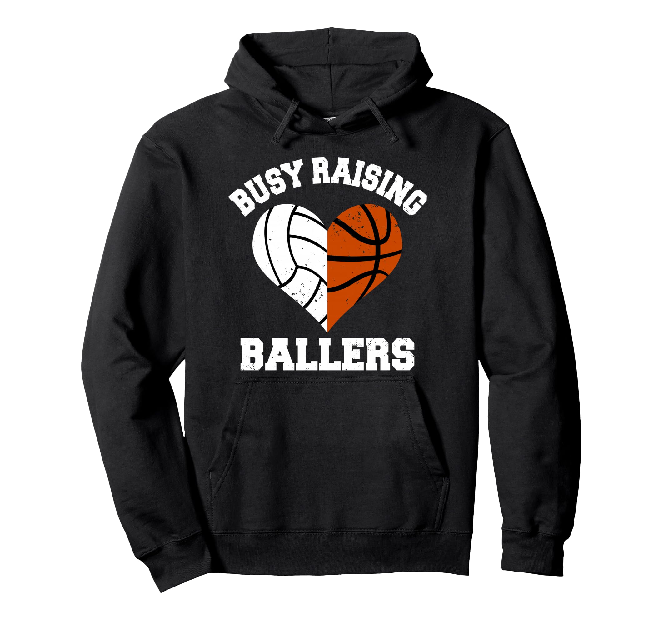 Busy Raising Ballers Volleyball Hoodie - Aesthetic Graphic Men Women - T-Shirt, Sweatshirt, Hoodie