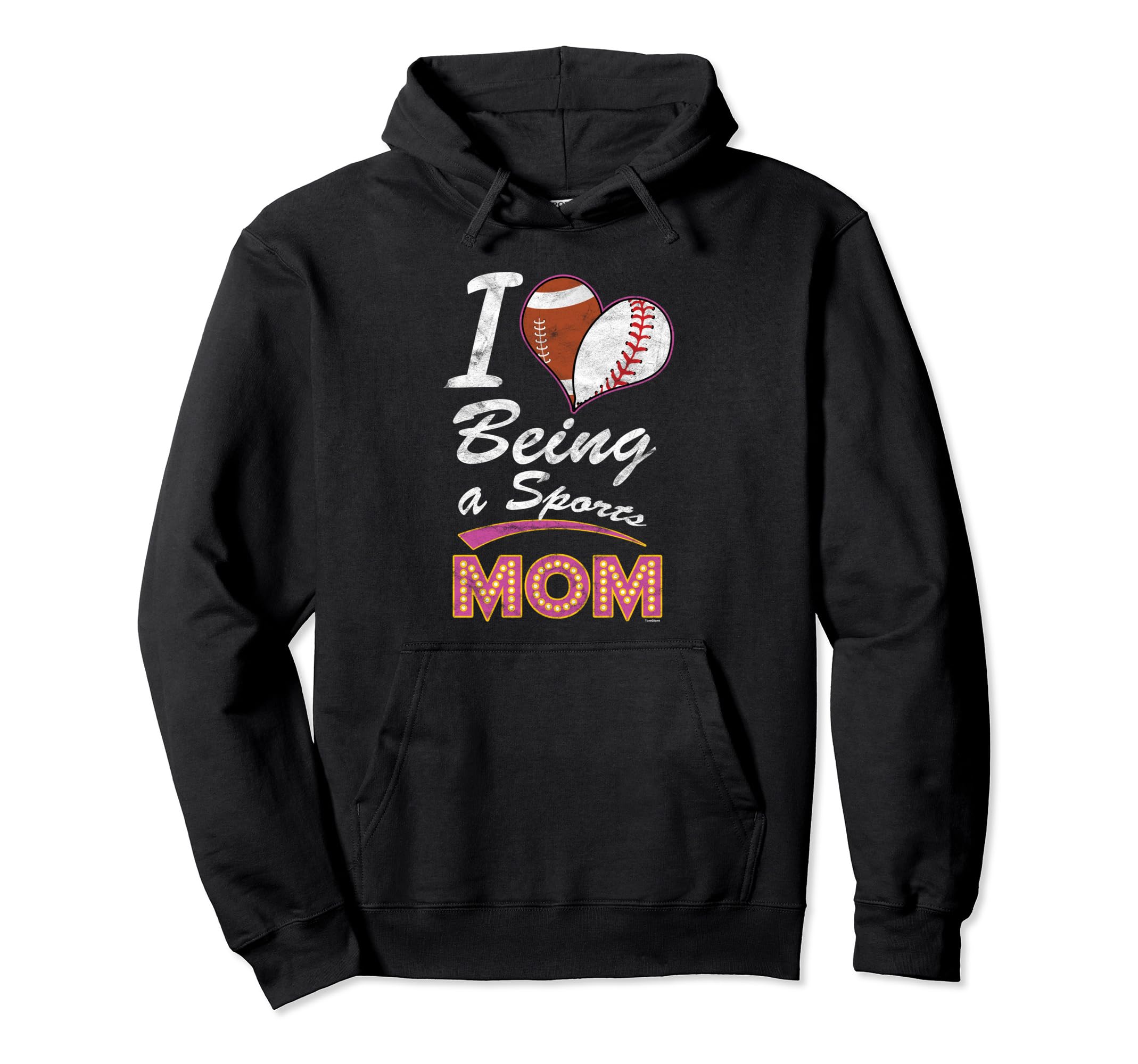 Being Sports Mom Baseball Sweatshirt - Casual Everyday Wear Unisex - T-Shirt, Sweatshirt, Hoodie