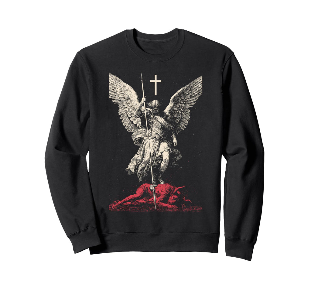 Saint Michael Archangel Urban Sweatshirt - Novelty Apparel for Adults - T-Shirt, Sweatshirt, Hoodie