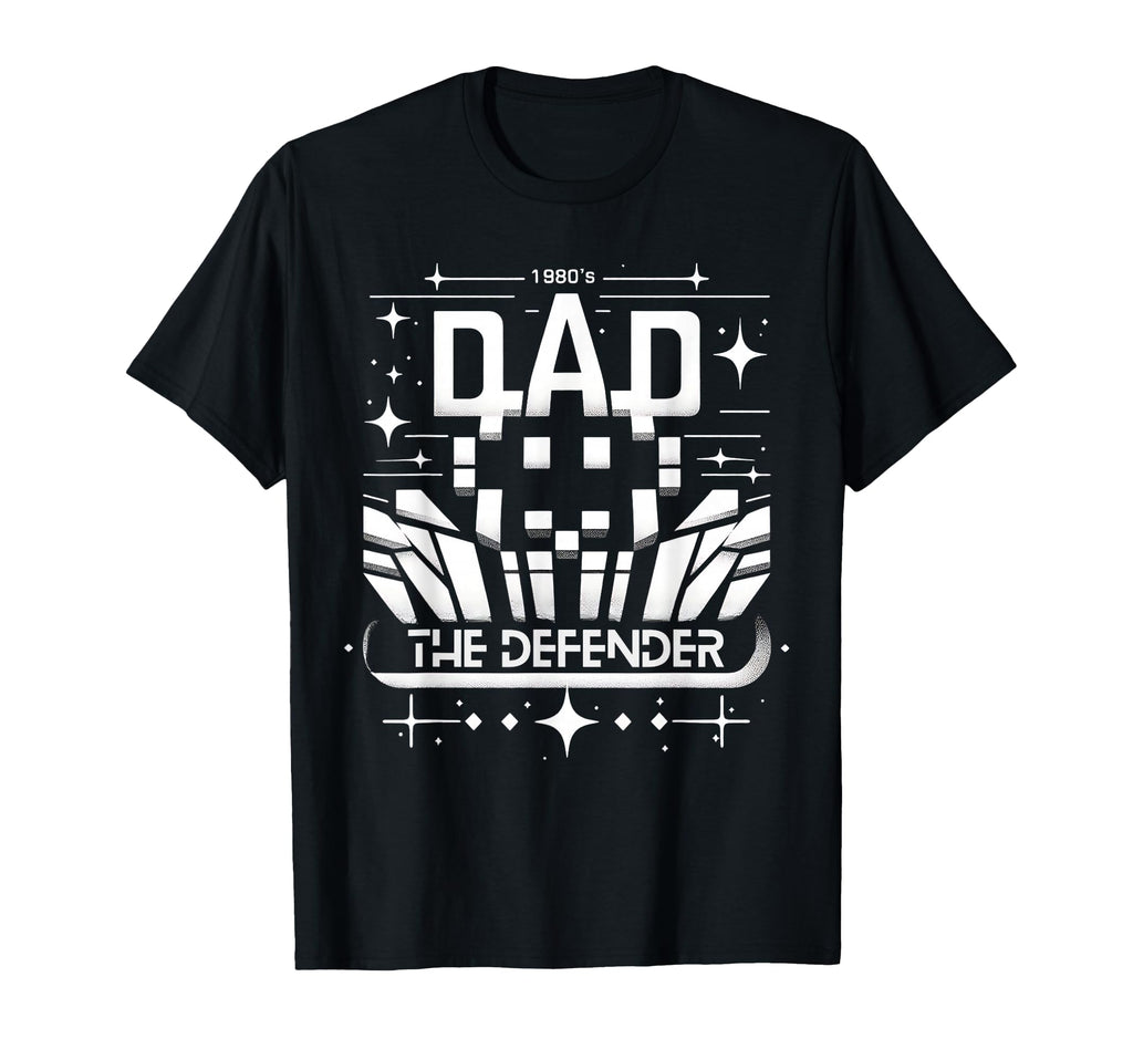 80S Fathers Day Dad Gamer T-Shirt - Casual Everyday Wear Unisex - T-Shirt, Sweatshirt, Hoodie