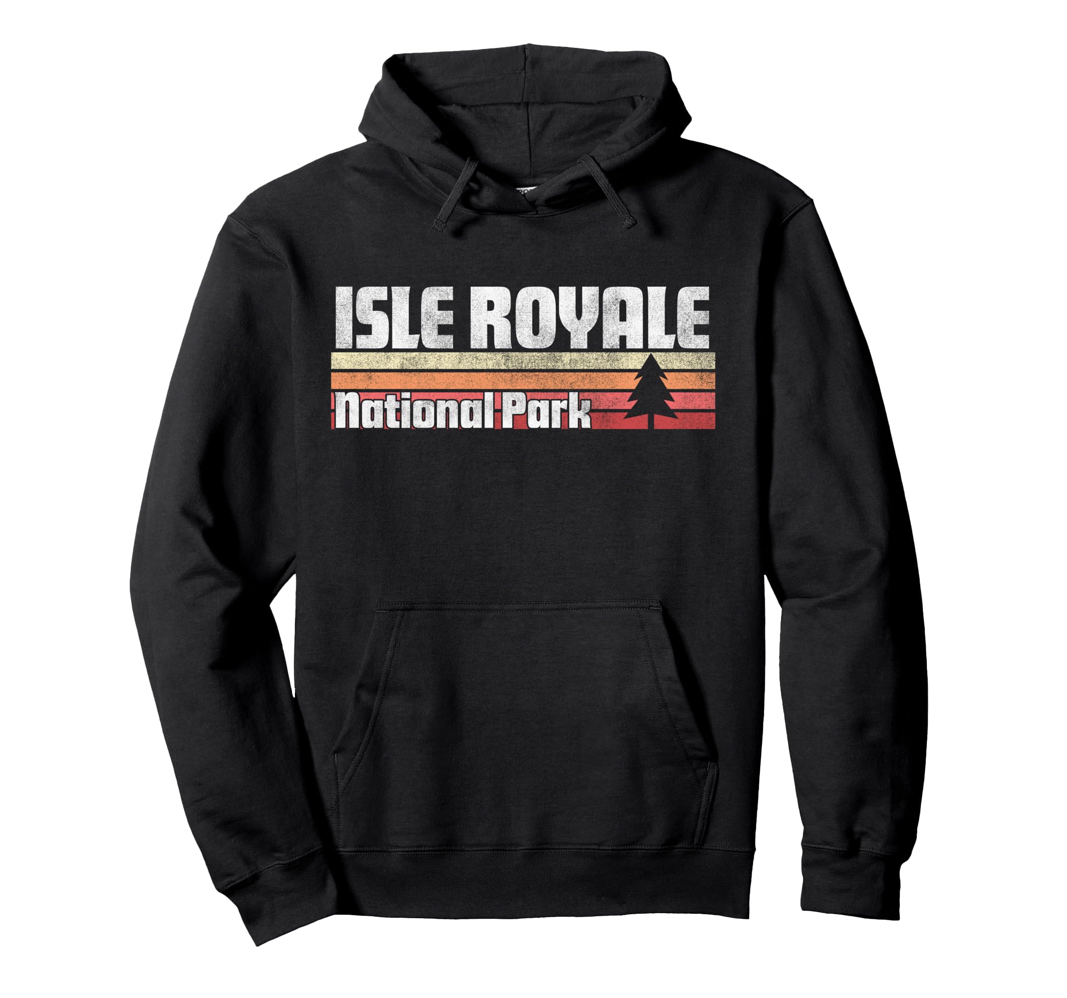 Isle Royale National Park 70S 80S 90S Hoodie - Trendy Graphic Unisex - T-Shirt, Sweatshirt, Hoodie