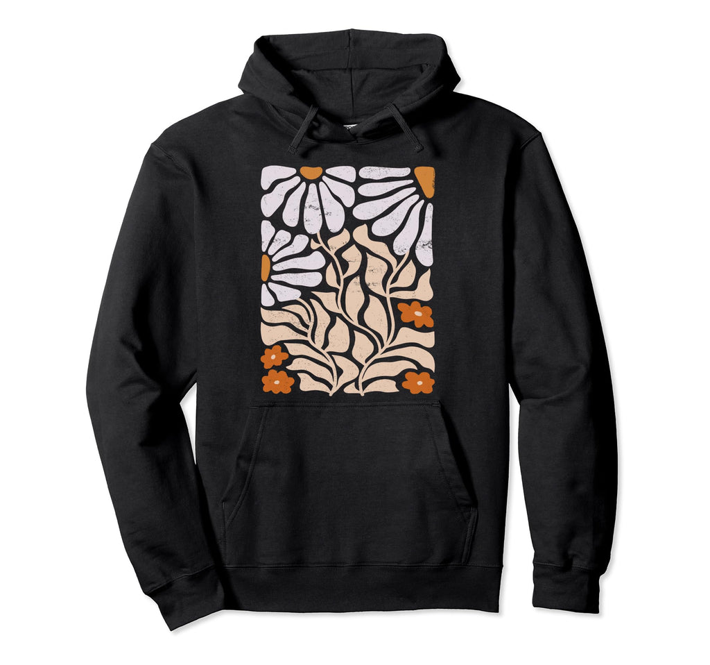 Boho Wildflower Spring Summer Hoodie - Casual Everyday Wear Men Women - T-Shirt, Sweatshirt, Hoodie