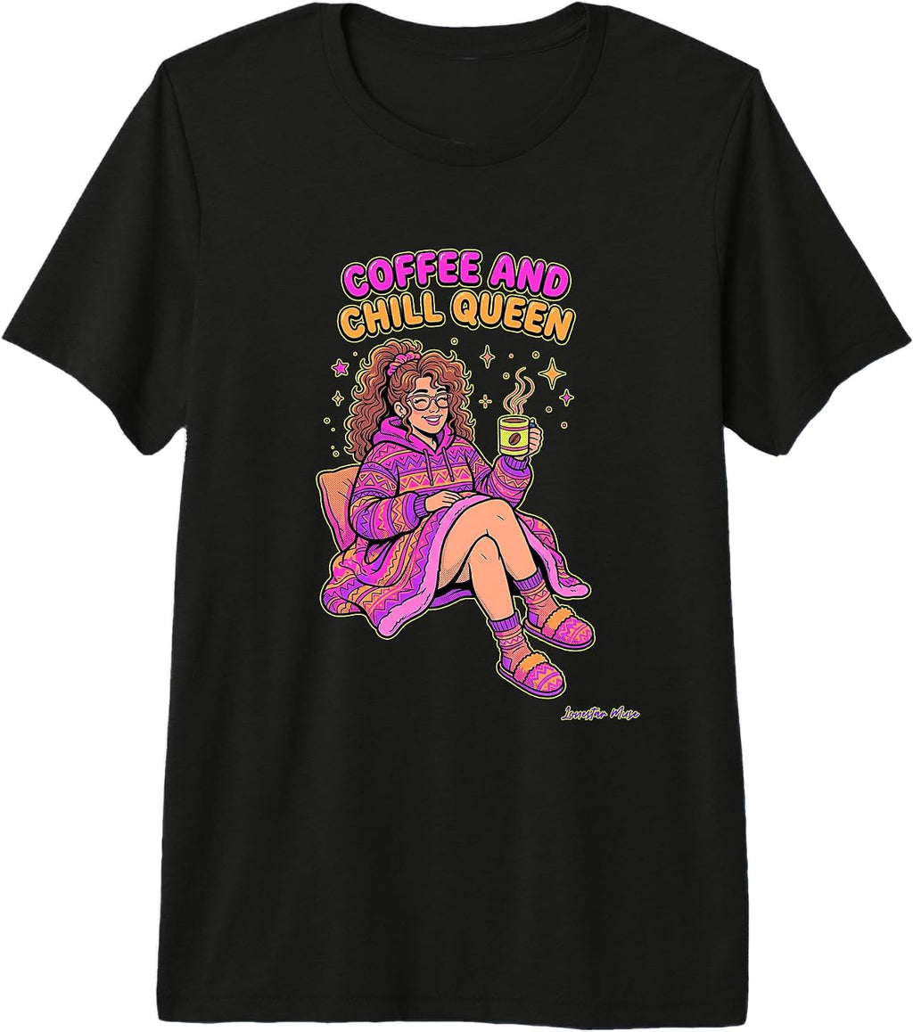 Lonestar Muse Co. Vintage 80s Coffee Culture Art - Adult & Kids T-Shirts, Sweatshirts & Hoodies apparel design preview 1