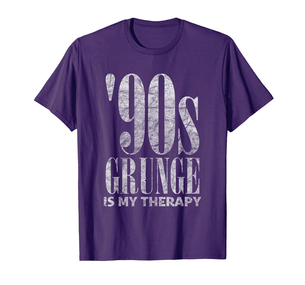 90S Grunge Is My Therapy Grunge Music T-Shirt - Custom Art Print Men Women - T-Shirt, Sweatshirt, Hoodie