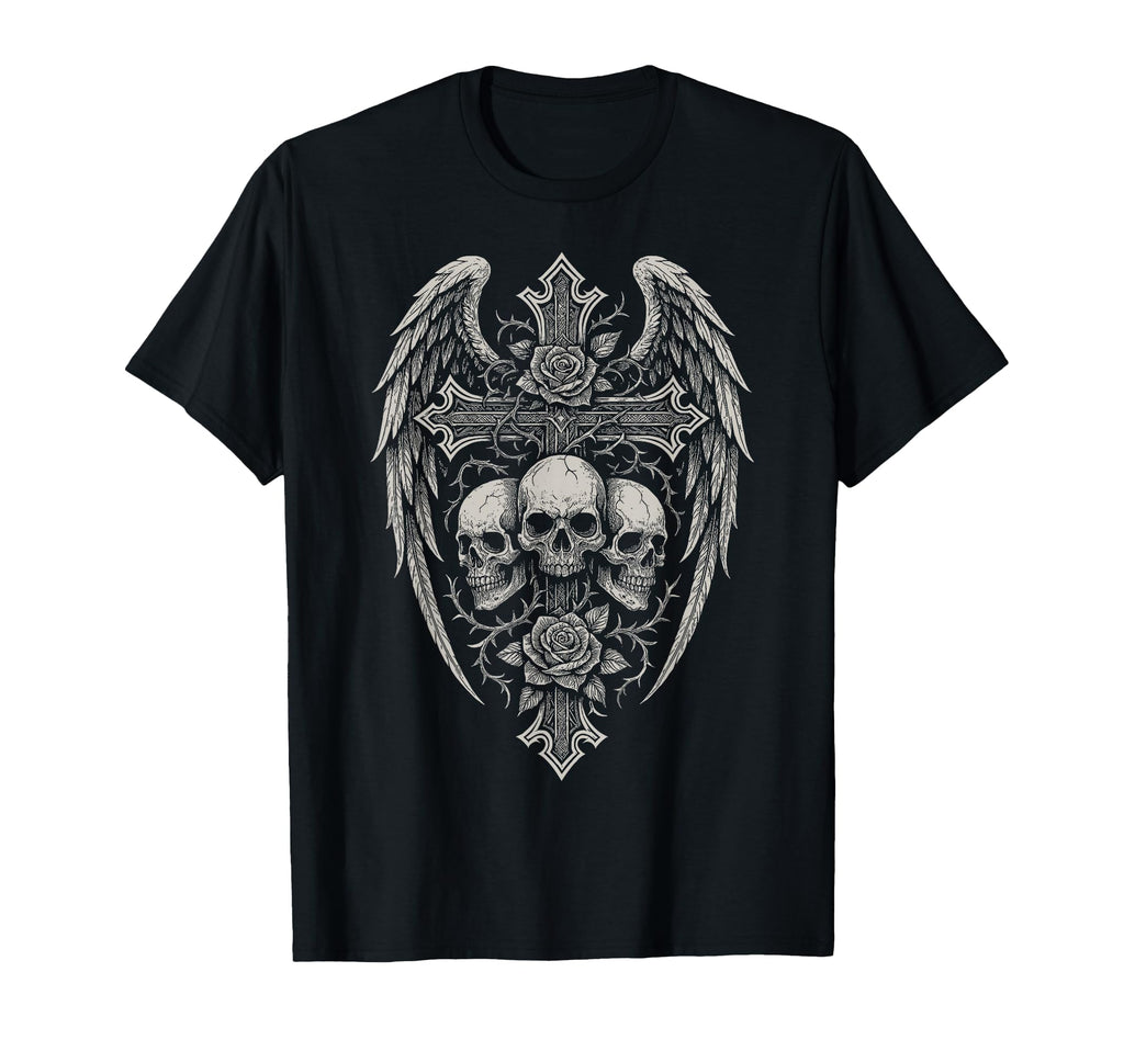Y2K Grunge Aesthetic Alt Goth Skull T-Shirt - Aesthetic Graphic Unisex - T-Shirt, Sweatshirt, Hoodie