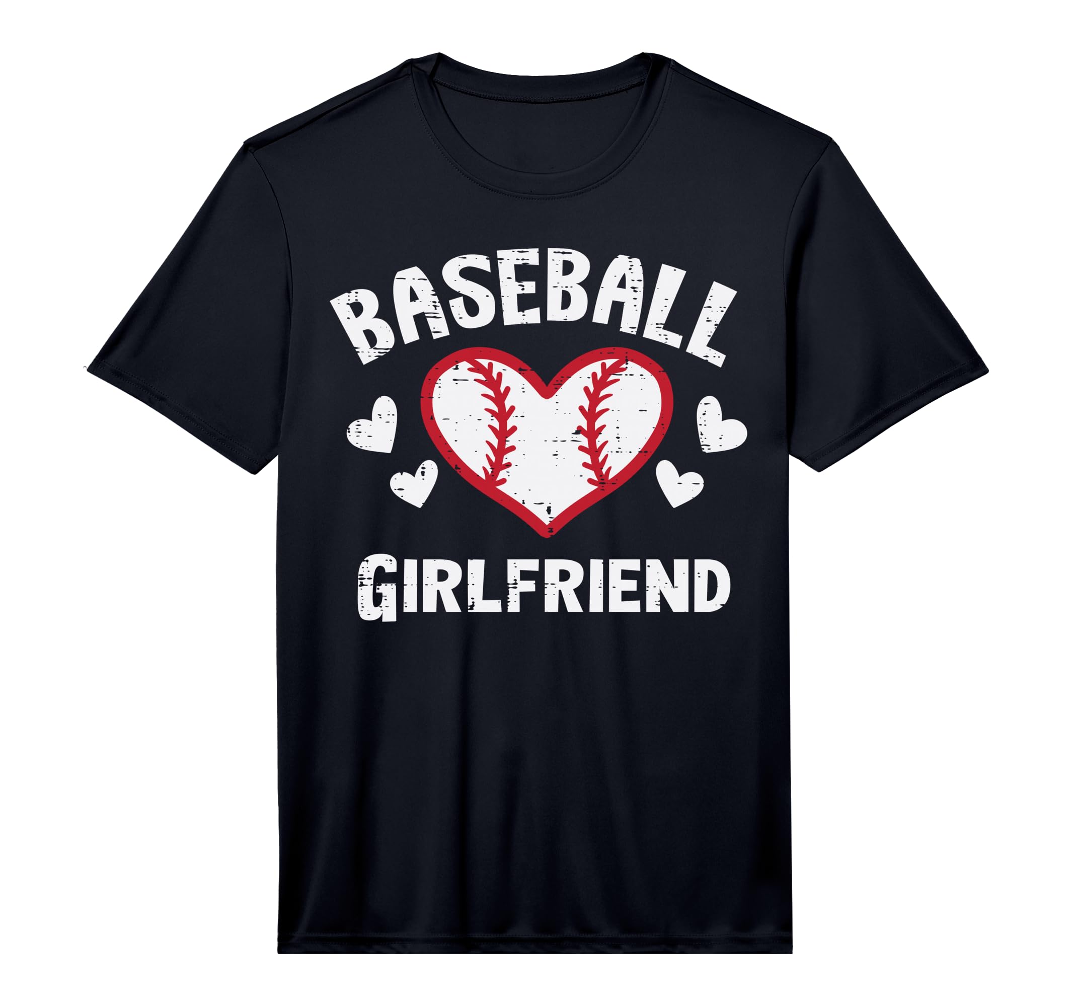 Mens Baseball Girlfriend Heart Family T-Shirt - Novelty Apparel Unisex - T-Shirt, Sweatshirt, Hoodie