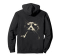 Cat Smoking Pipe Sunglasses Grunge Hoodie - Minimalist Print for Adults - T-Shirt, Sweatshirt, Hoodie