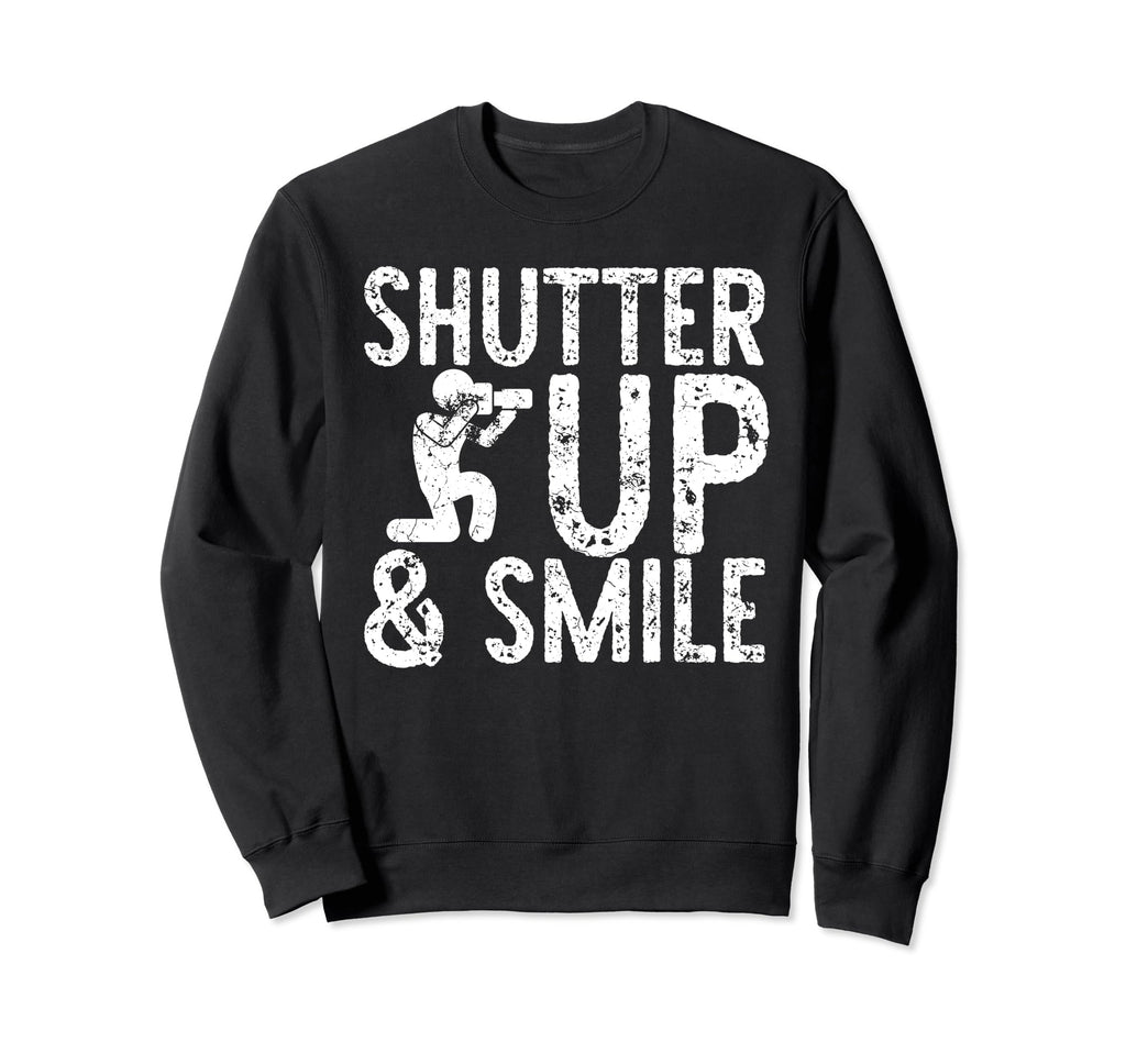 Photo Camera Photographer Flash People Sweatshirt - Unique Graphic Unisex - T-Shirt, Sweatshirt, Hoodie