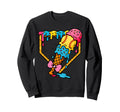 Fun Baseball Mama Coquette Ice Sweatshirt - Streetwear Style Men Women - T-Shirt, Sweatshirt, Hoodie