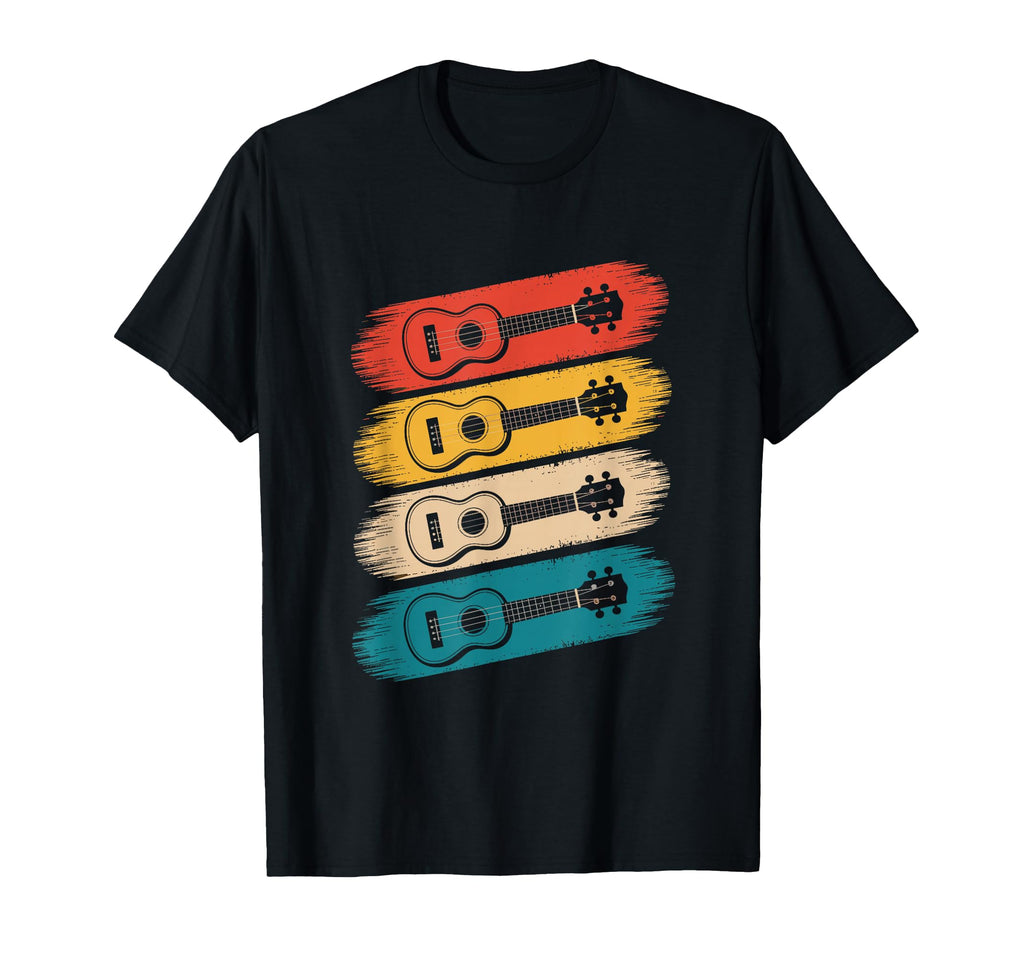 Colorful Guitar Guitar Old School T-Shirt - Trendy Graphic Men Women - T-Shirt, Sweatshirt, Hoodie