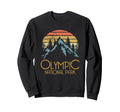 Olympic National Park Washington Sweatshirt - Minimalist Print for Adults - T-Shirt, Sweatshirt, Hoodie