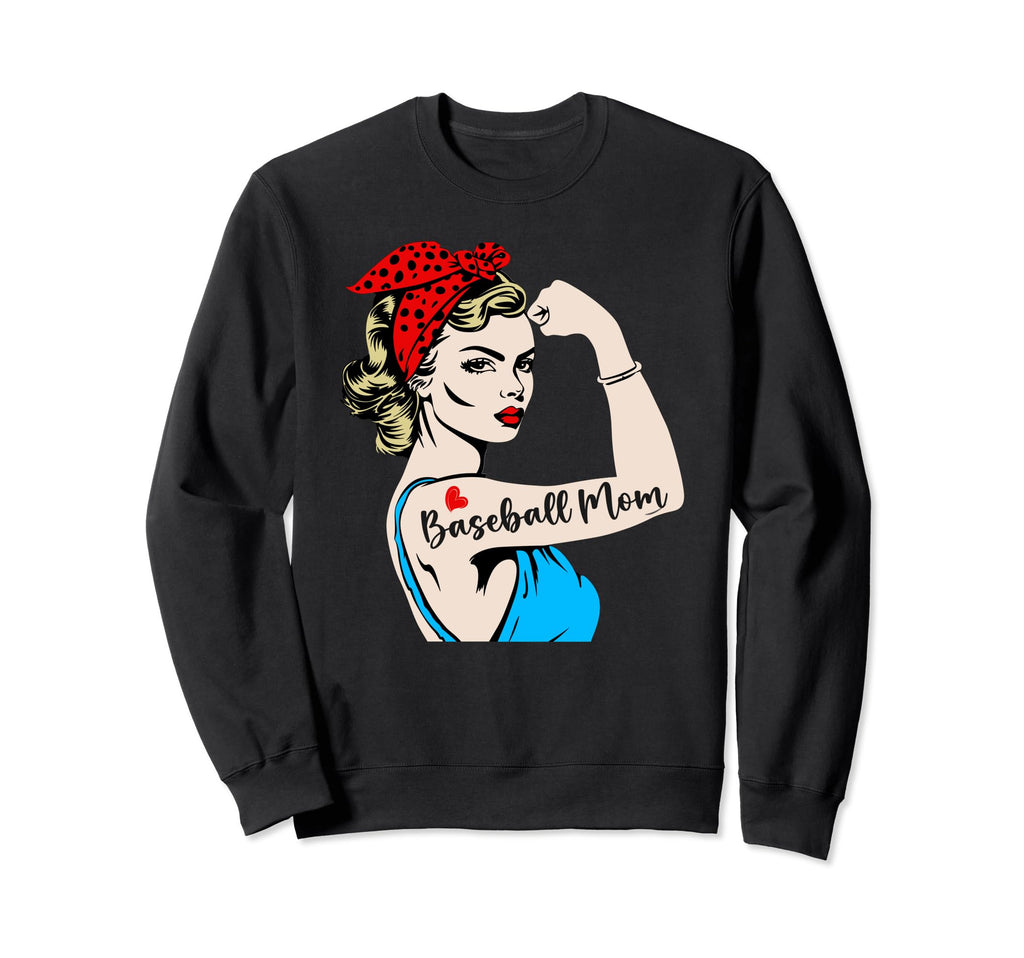 Baseball Mom Baseball Sport Lover Gift Sweatshirt - Trendy Graphic Unisex - T-Shirt, Sweatshirt, Hoodie