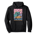 Teacher Boho Floral Aesthetic Hoodie - Streetwear Style for Adults - T-Shirt, Sweatshirt, Hoodie