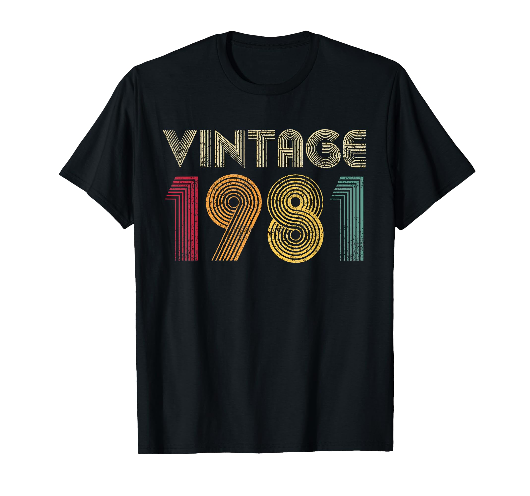 1981 44Th Birthday Gift 44 Years Old T-Shirt - Minimalist Print Unisex - T-Shirt, Sweatshirt, Hoodie