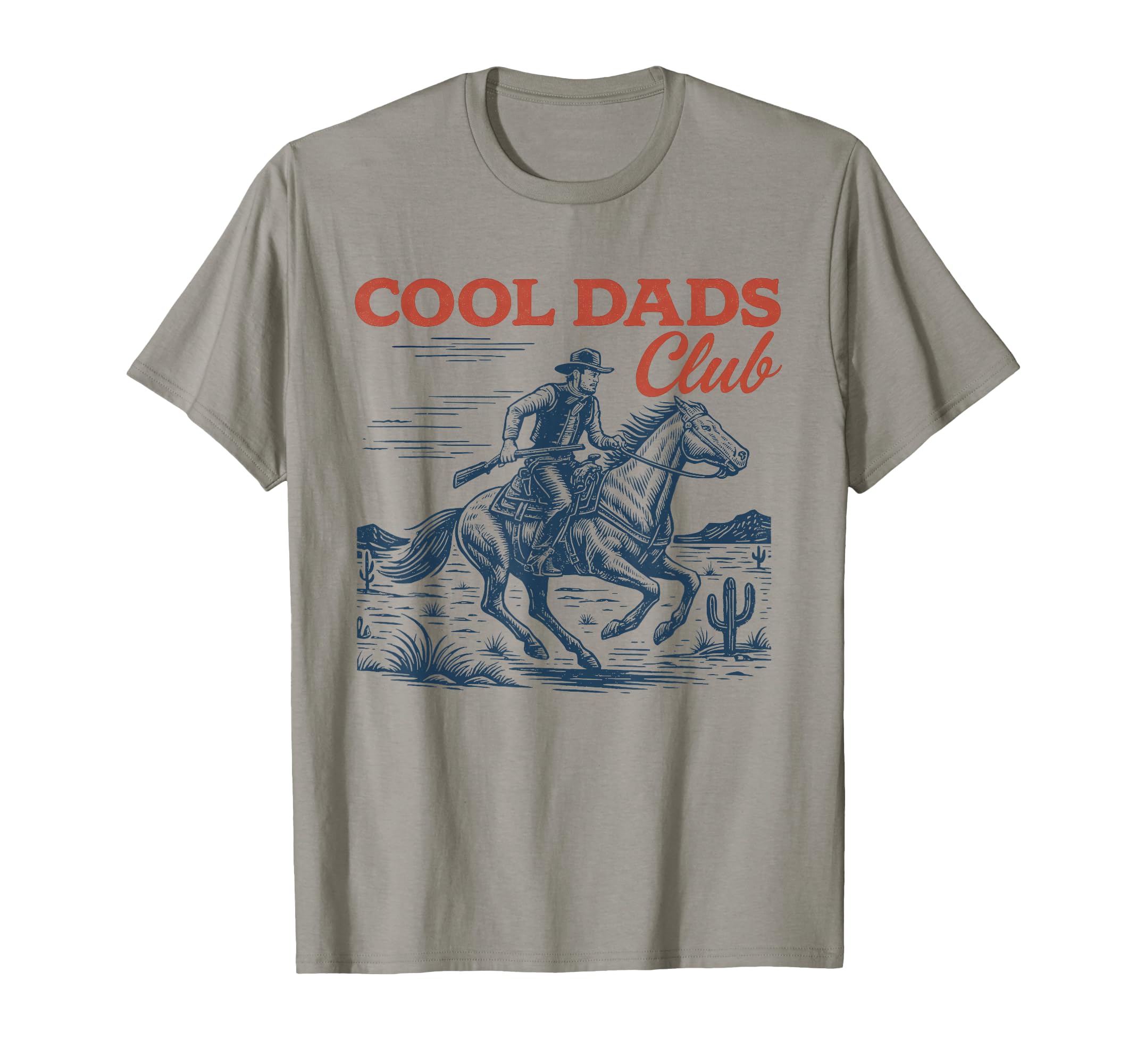 Dads Club Cowboy Funny Fathers Day T-Shirt - Fun Novelty Design Men Women - T-Shirt, Sweatshirt, Hoodie