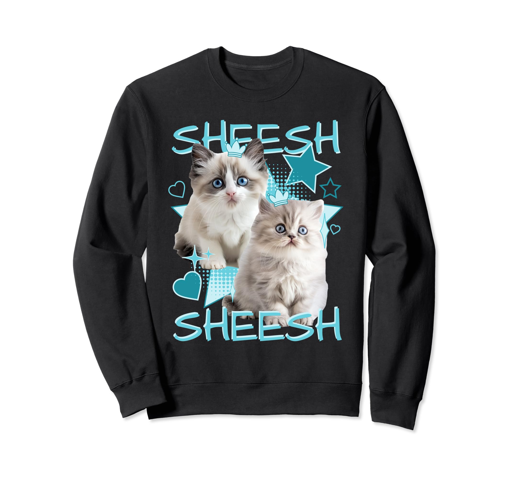 Sheesh Ragdoll And Persian Sweatshirt - Aesthetic Graphic for Adults - T-Shirt, Sweatshirt, Hoodie