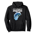 Frutiger Aero Splashy Dolphin Y2K Hoodie - Streetwear Style Men Women - T-Shirt, Sweatshirt, Hoodie