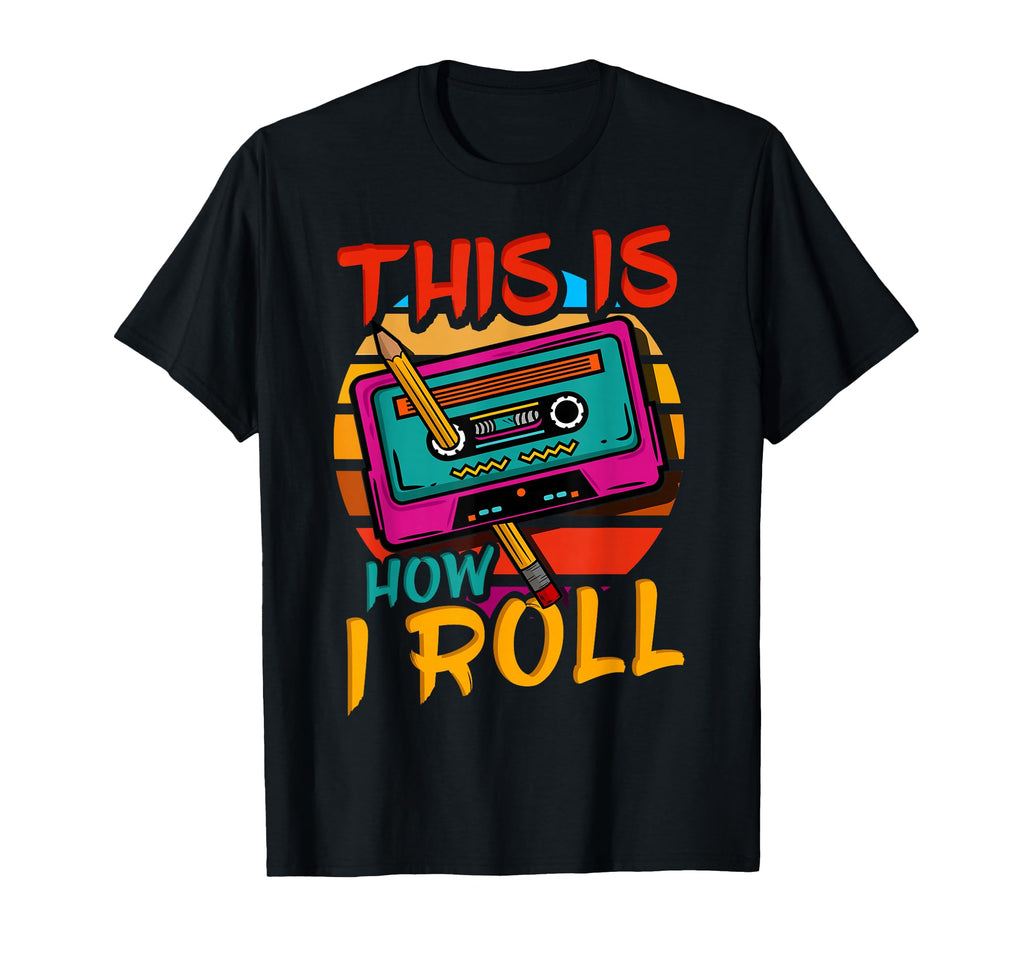 80S 90S Music Cassette Tape T-Shirt - Unique Graphic Men Women - T-Shirt, Sweatshirt, Hoodie
