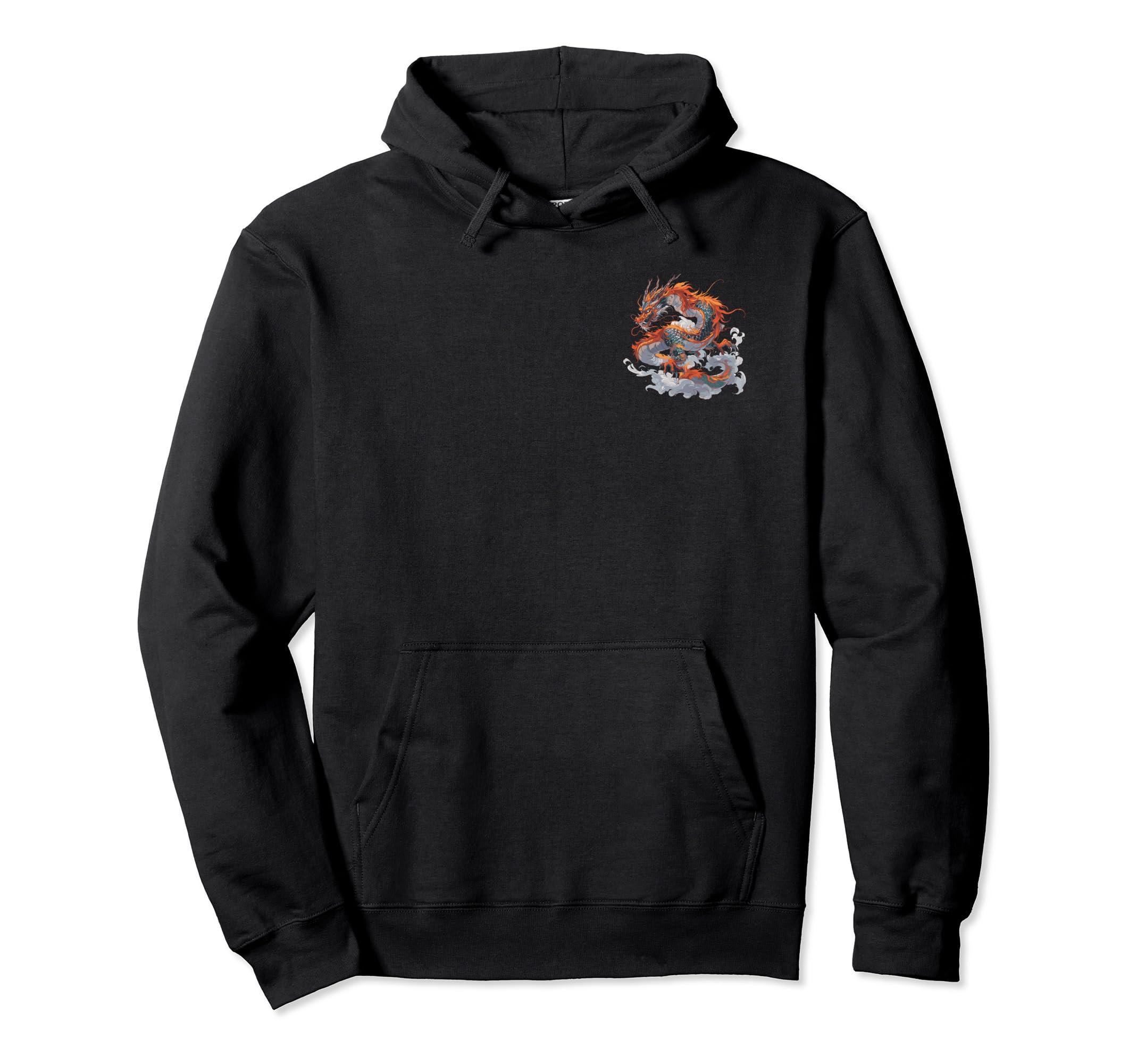 Chinese Dragon Dragon Grunge Aesthetic Hoodie - Streetwear Style Unisex - T-Shirt, Sweatshirt, Hoodie