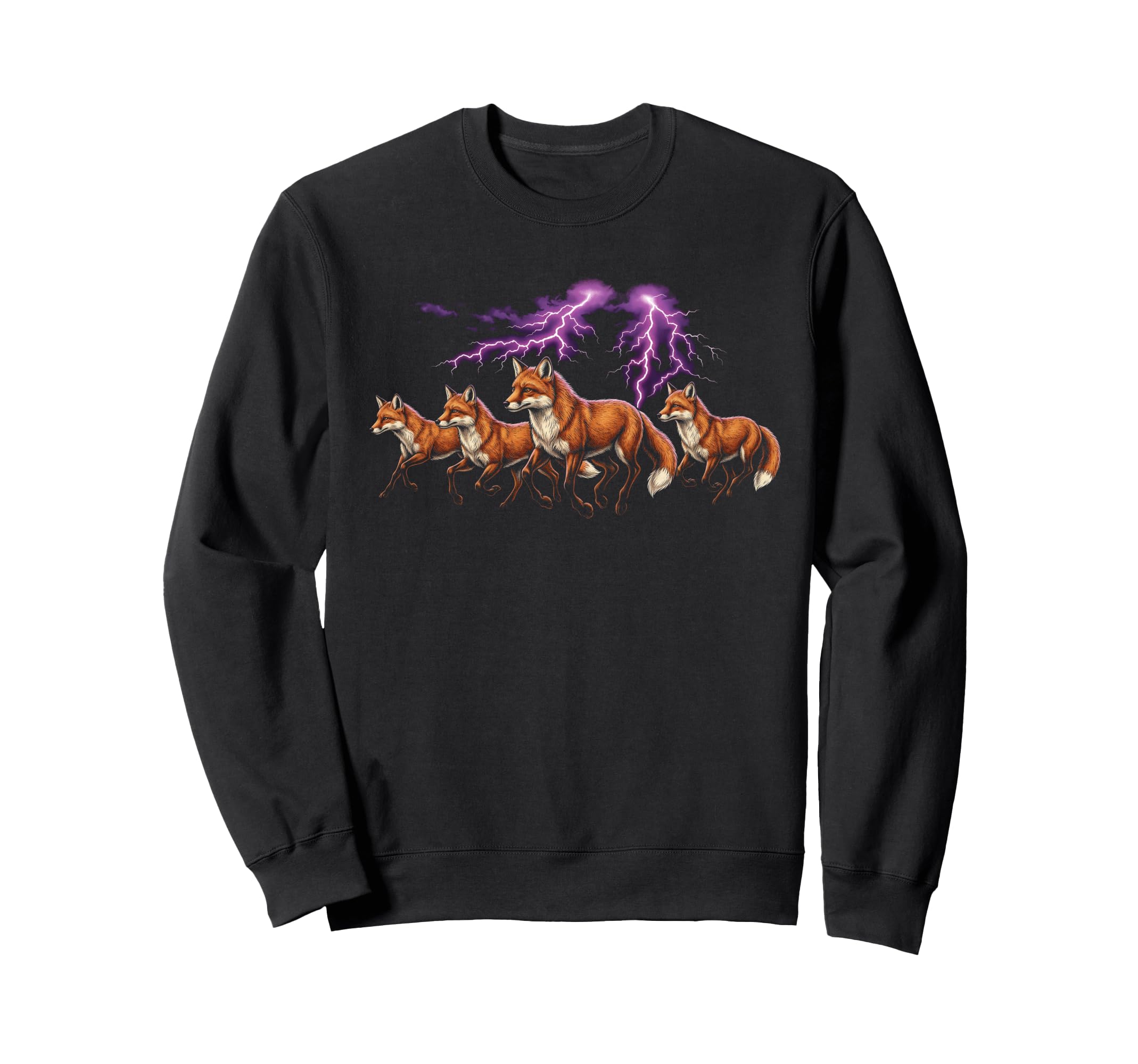 Fox 90S Funny Foxes Lover 80S Sweatshirt - Streetwear Style Unisex - T-Shirt, Sweatshirt, Hoodie