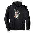 Cow Rock Music Guitar Player Funny Hoodie - Custom Art Print Men Women - T-Shirt, Sweatshirt, Hoodie
