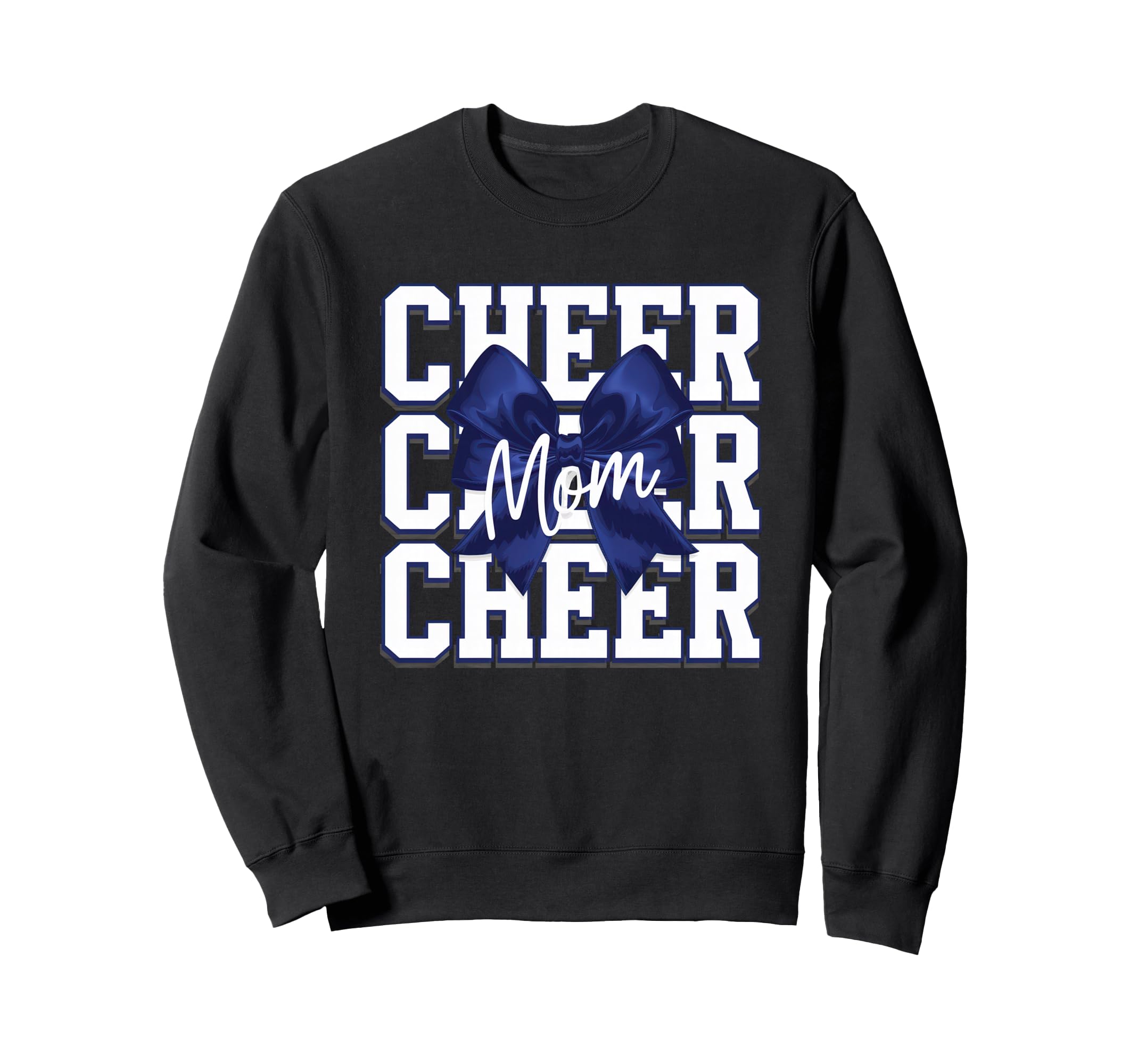 Cheer Mom Mother Bow Cheerleader Game Sweatshirt - Custom Art Print Unisex - T-Shirt, Sweatshirt, Hoodie